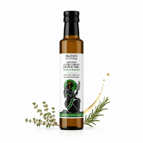 Huile d’Olive Vierge Extra Infusée au Thym & Romarin